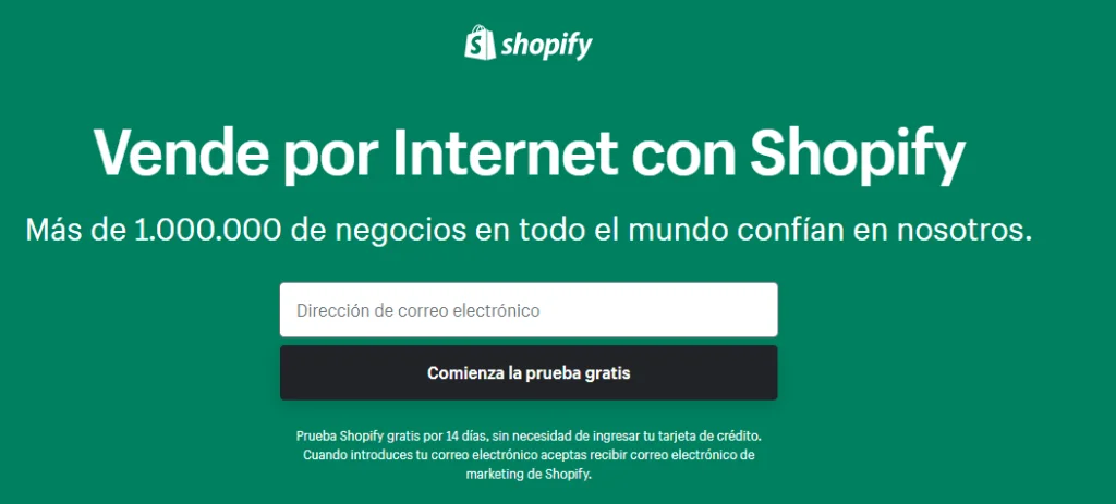 como hacer web en shopify